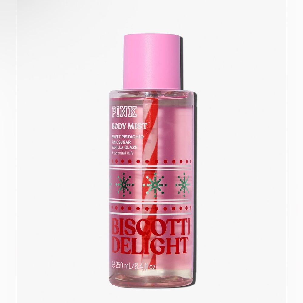 NWT PINK VICTORIA SECRET Body Mist - Biscotti Delight